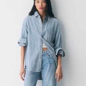 Aritzia Denim Forum The ‘80s Comfy Denim Shirt